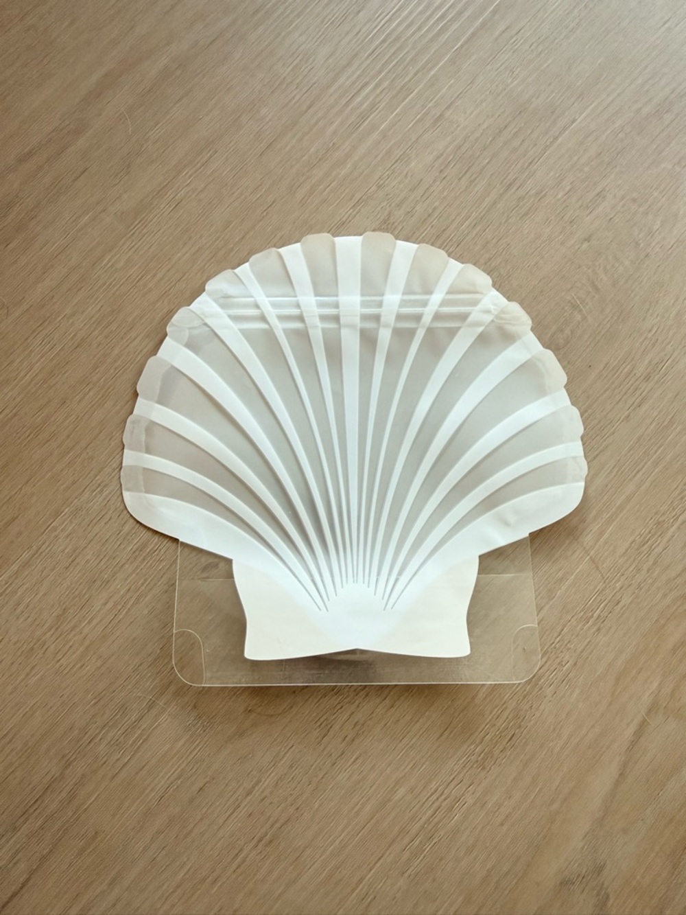 Seashell Clear & White Hangover Kit Bag - Wedding/Bachelorette Gift Bag - 30pc